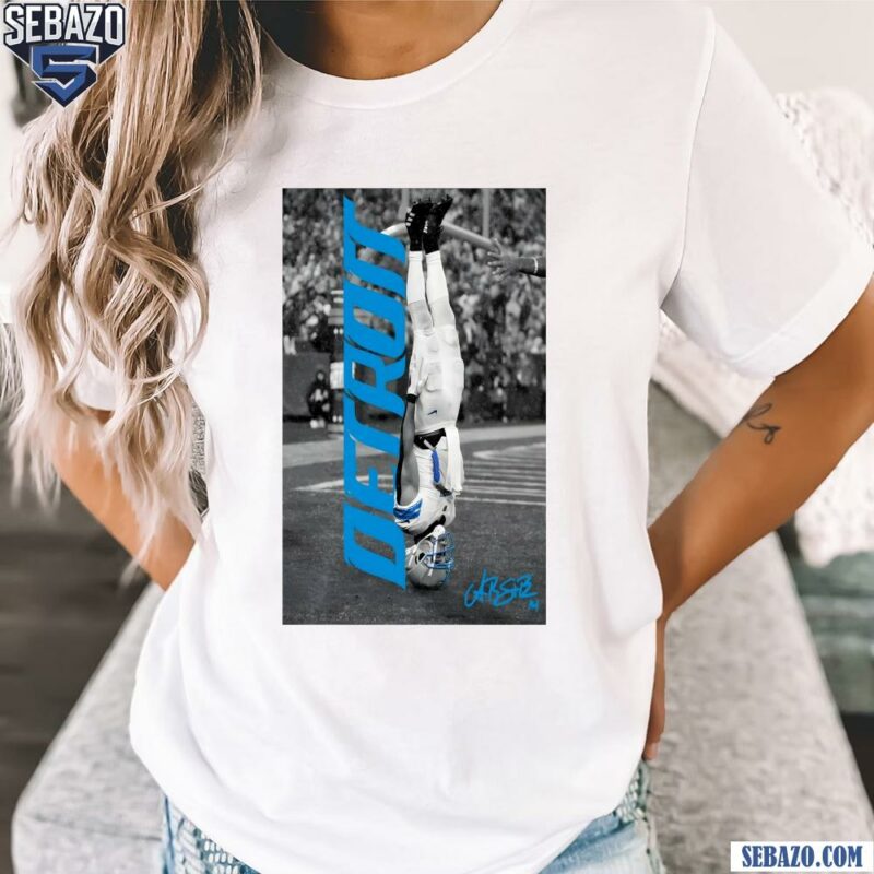 Amon Ra St Brown Headstand Celebration Detroit Football Shirt t-shirt