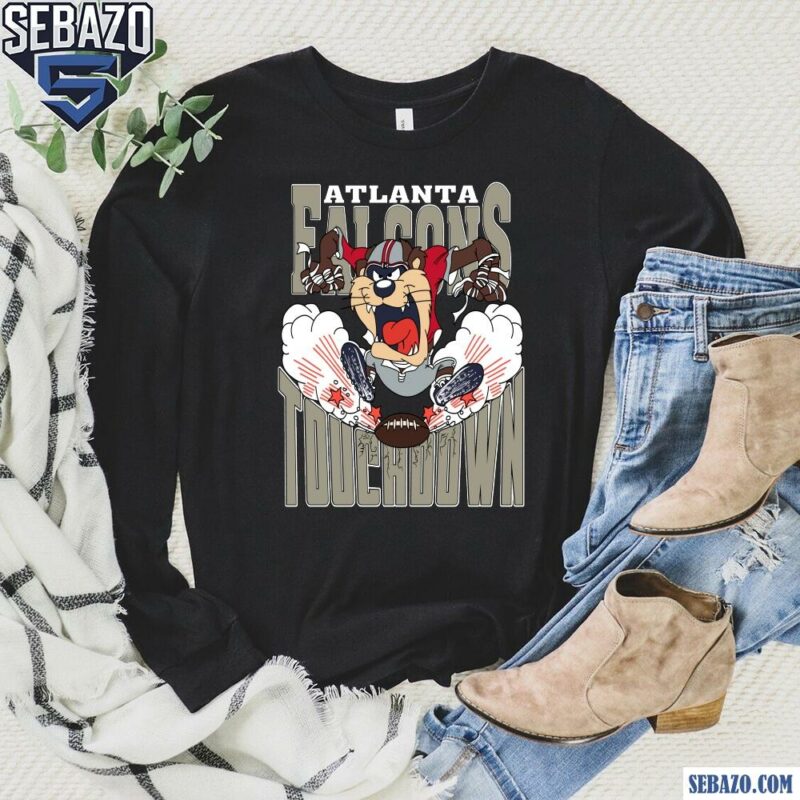 Atlanta Falcons Tuchdown Nfl Tasmanian Devil Shirt long sleeved