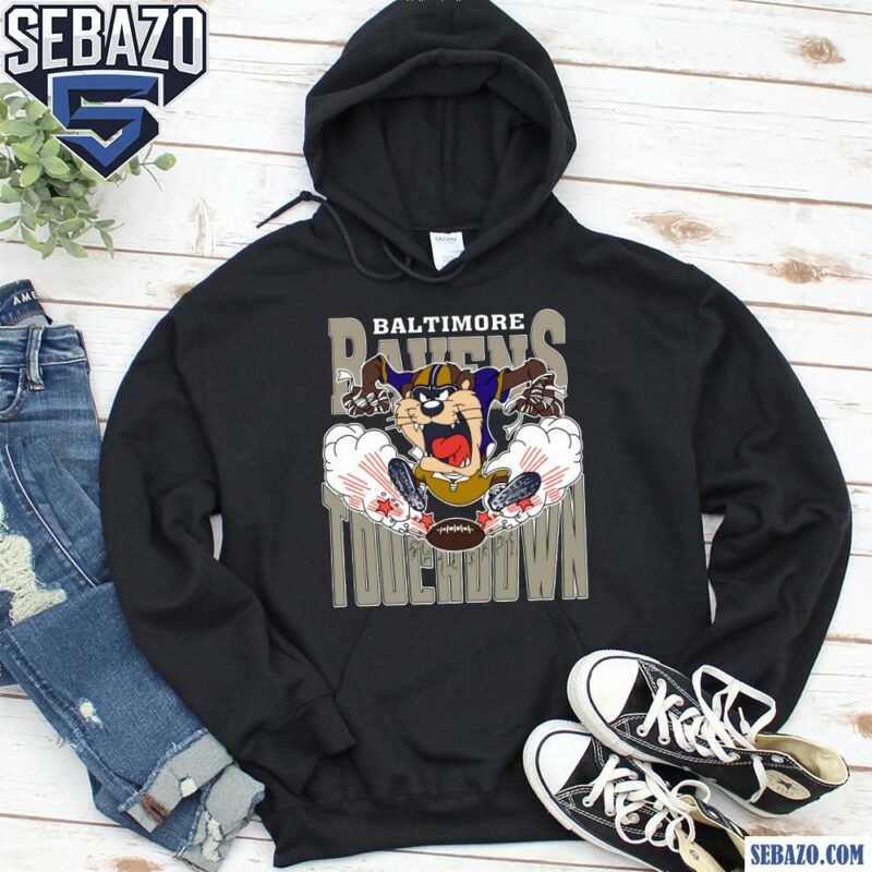 Baltimore Ravens Tuchdown Nfl Tasmanian Devil Shirt hoodie