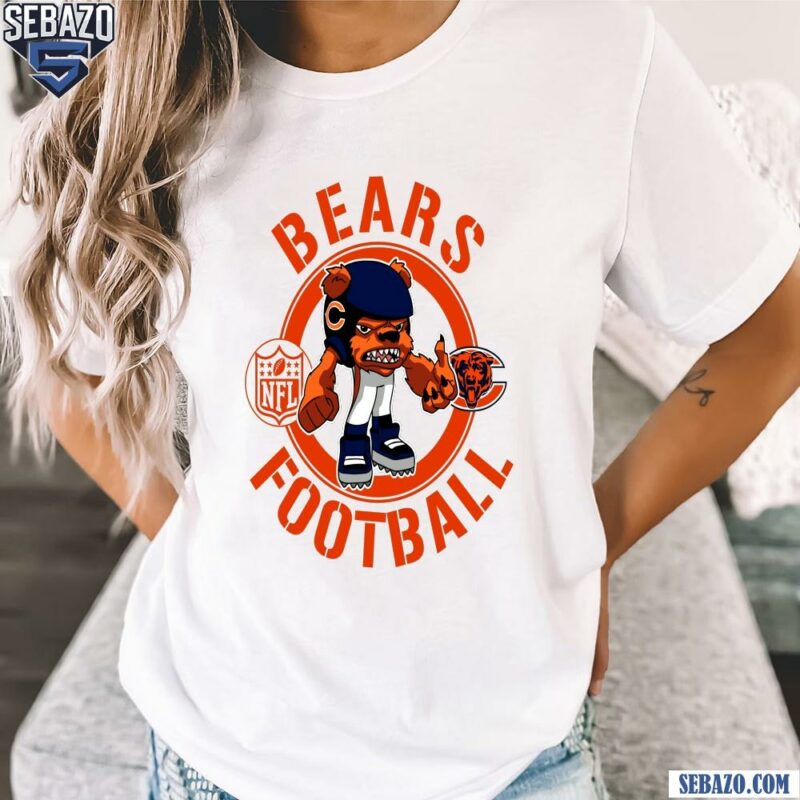 Bears Football Nfl Rush Zone Cartoon Character Shirt t-shirt