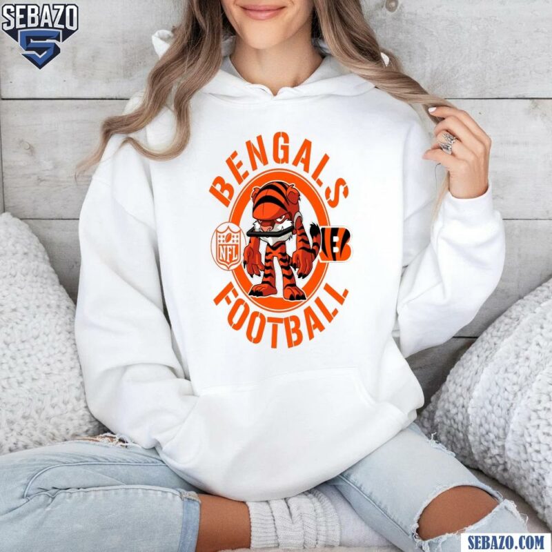 Bengals Football Nfl Rush Zone Cartoon Character Shirt hoodie