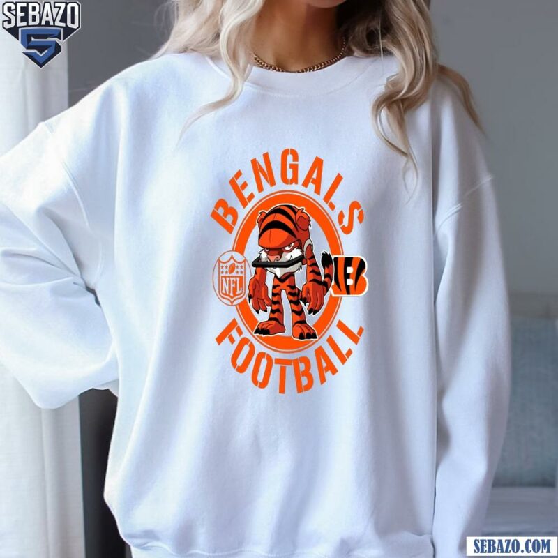 Bengals Football Nfl Rush Zone Cartoon Character Shirt sweatshirt