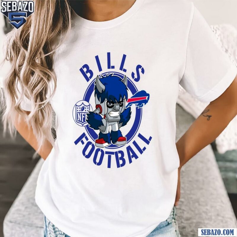 Bills Football Nfl Rush Zone Cartoon Character Shirt t-shirt