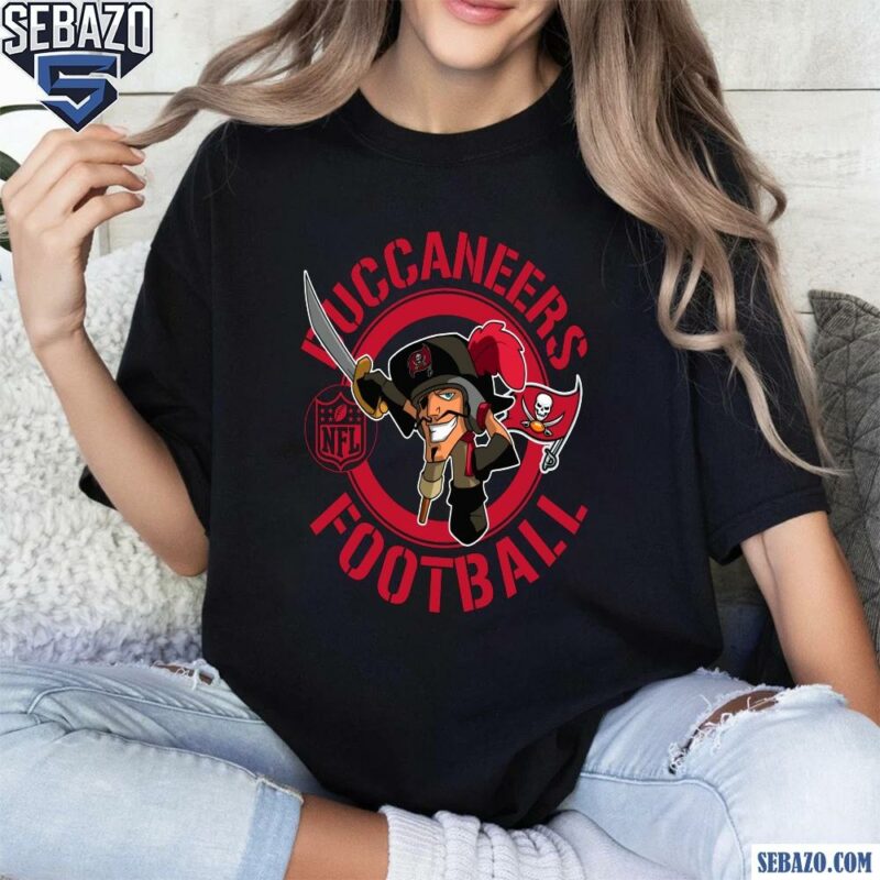 Buccaneers Football Nfl Rush Zone Cartoon Character Shirt t-shirt