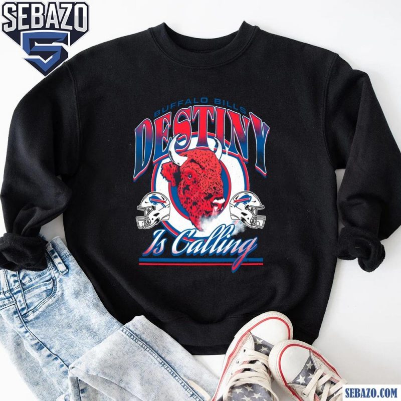 Buffalo Bills Destiny Is Calling Vintage Bills Football Mascot Shirt sweatshirt