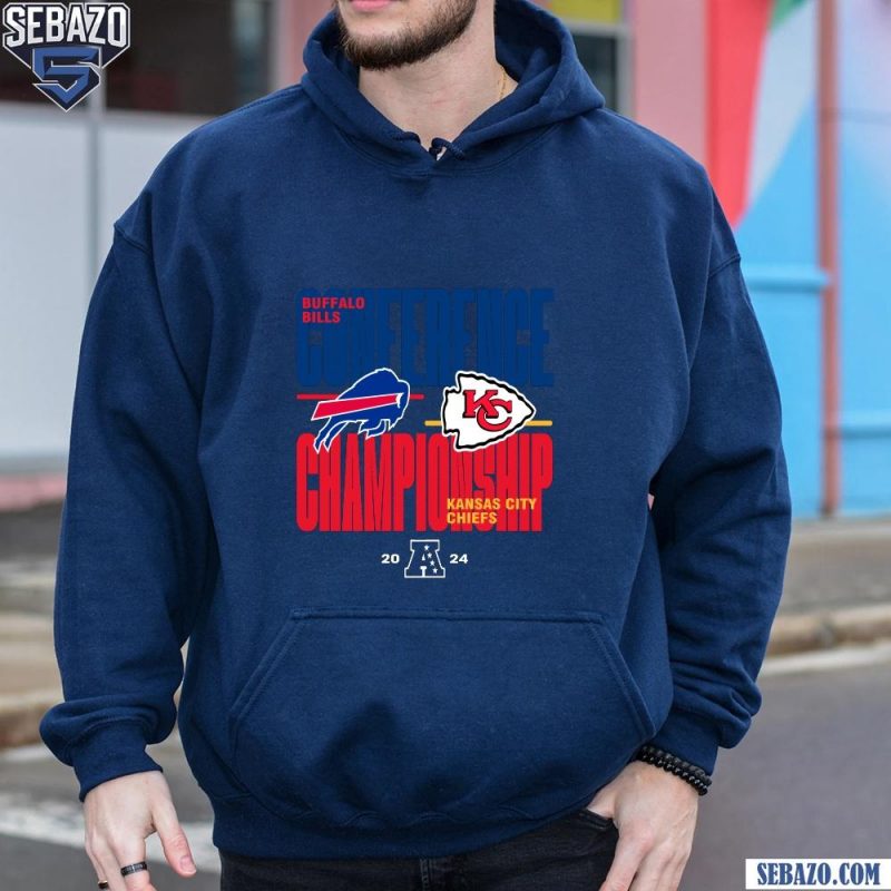 Buffalo Bills VS Kansas City Chiefs NFL 2024 AFC Championship Shirt hoodie