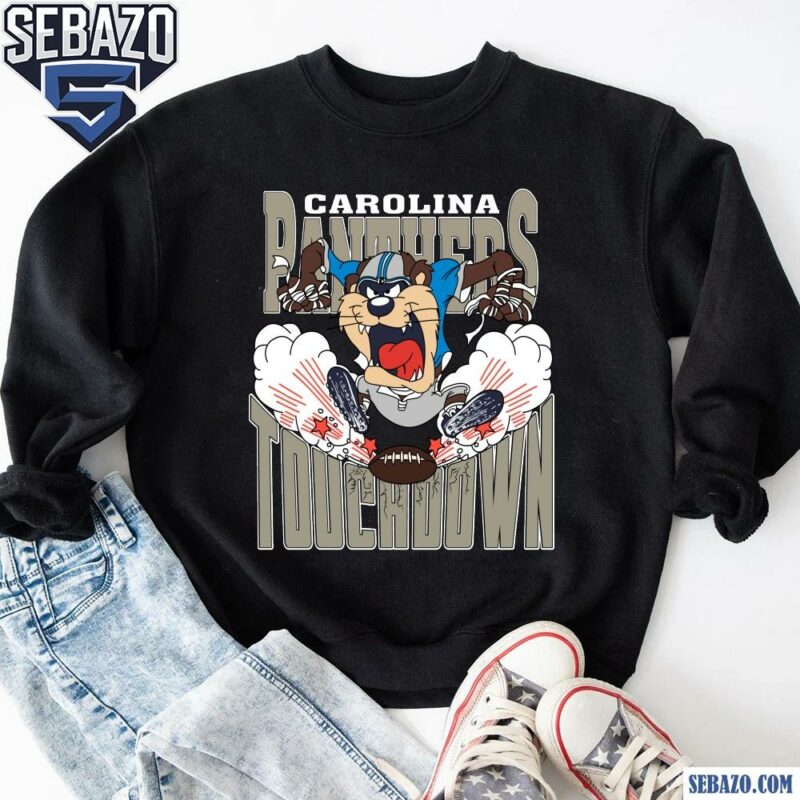 Carolina Panthers Tuchdown Nfl Tasmanian Devil Shirt sweatshirt