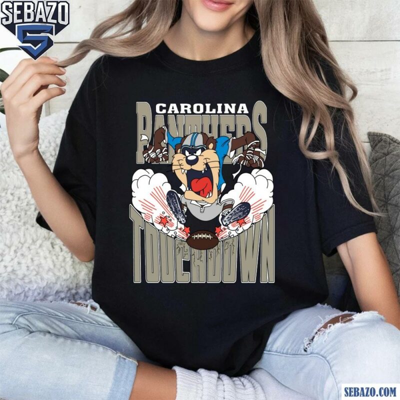 Carolina Panthers Tuchdown Nfl Tasmanian Devil Shirt t-shirt