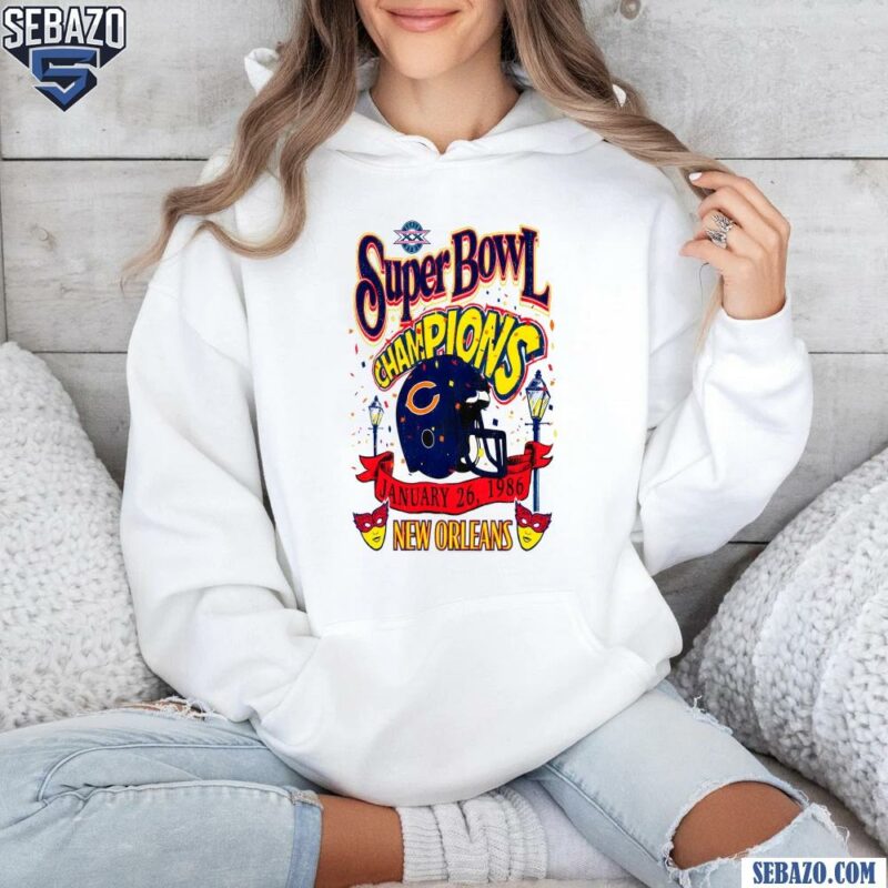 Chicago Bears Super Bowl Champions New Orleans 1986 Shirt hoodie