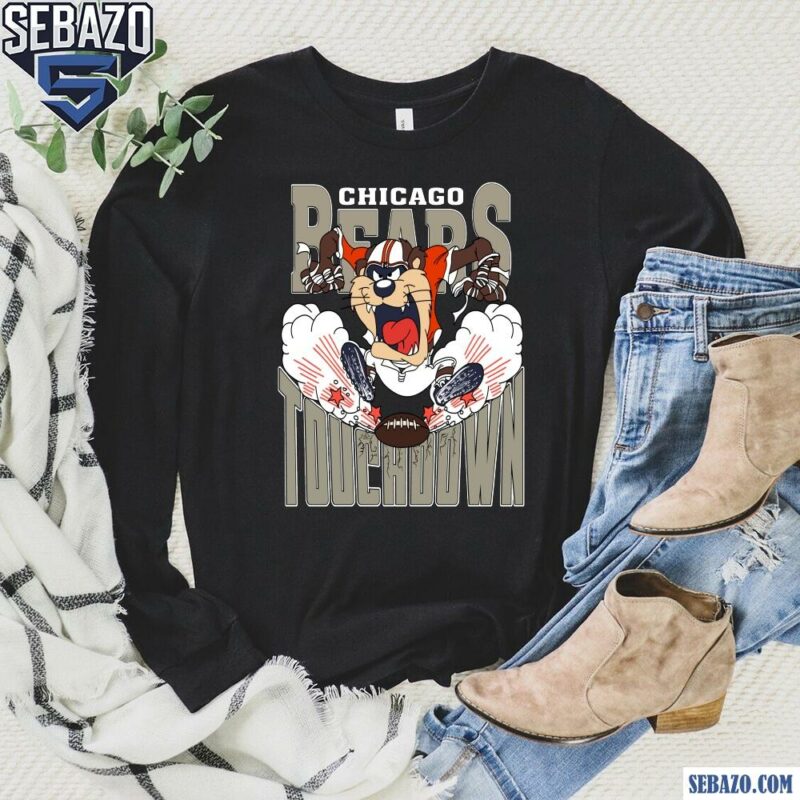 Chicago Bears Tuchdown Nfl Tasmanian Devil Shirt long sleeved