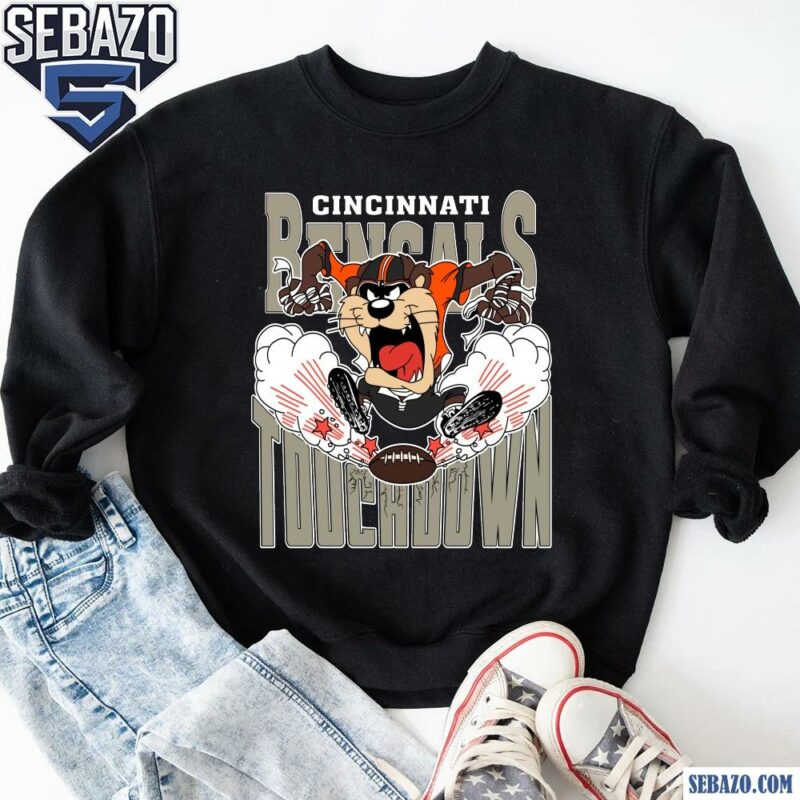 Cincinnati Bengals Tuchdown Nfl Tasmanian Devil Shirt sweatshirt