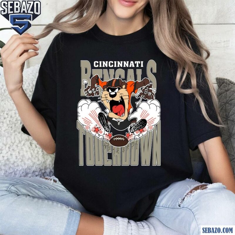 Cincinnati Bengals Tuchdown Nfl Tasmanian Devil Shirt t-shirt