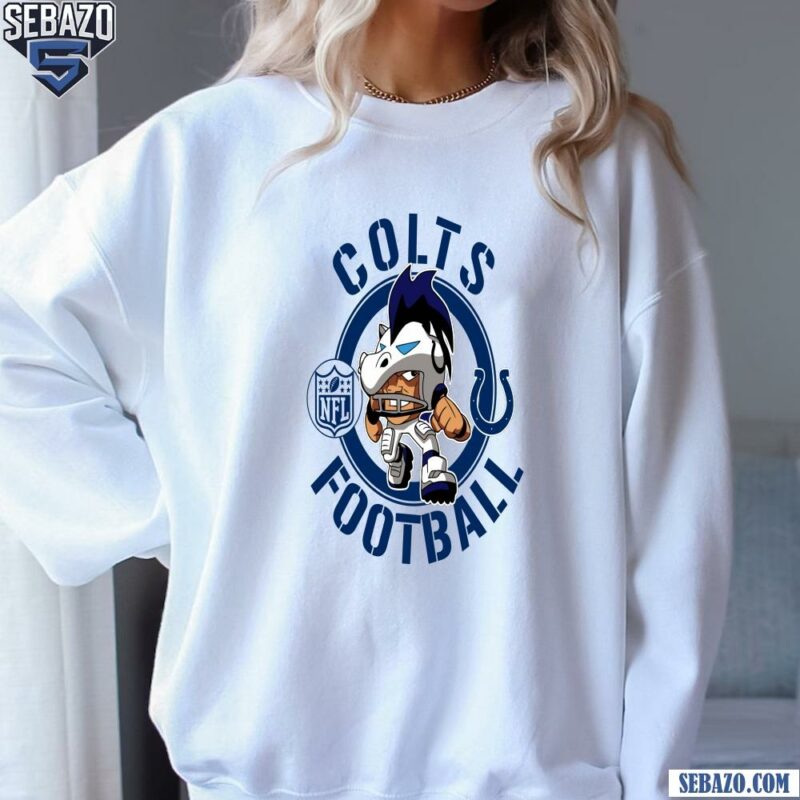 Colts Football Nfl Rush Zone Cartoon Character Shirt sweatshirt