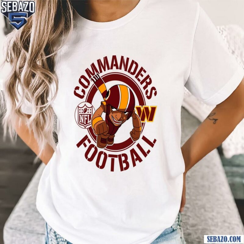 Commanders Football Nfl Rush Zone Cartoon Character Shirt t-shirt