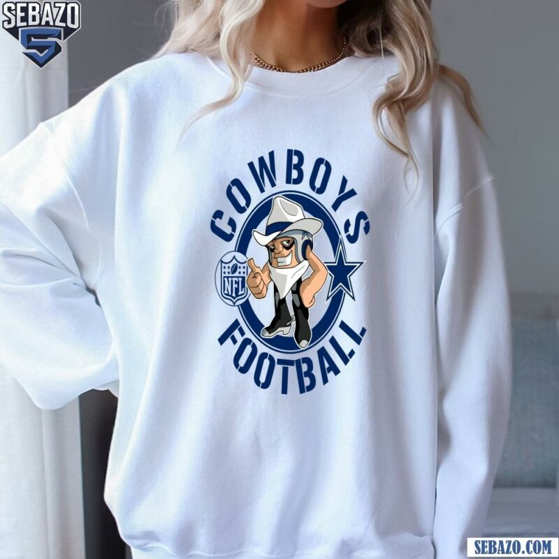 Cowboys Football Nfl Rush Zone Cartoon Character Shirt sweatshirt