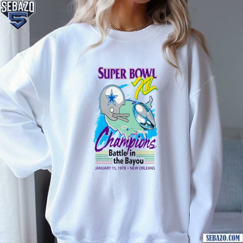 Dallas Cowboys Super Bowl Champions 1975 New Orleans Shirt sweatshirt