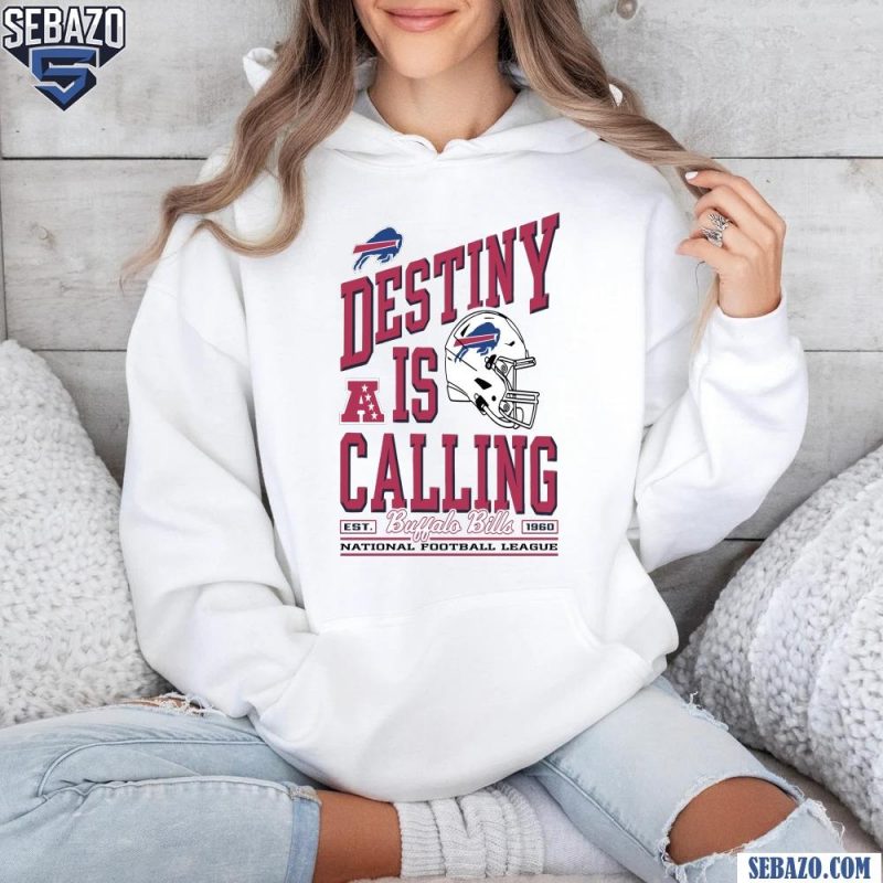 Destiny Is Calling Buffalo Bills Vintage Football Logo Helmet Shirt hoodie