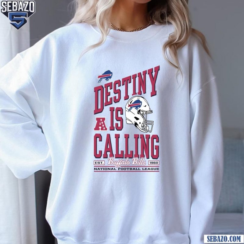 Destiny Is Calling Buffalo Bills Vintage Football Logo Helmet Shirt sweatshirt