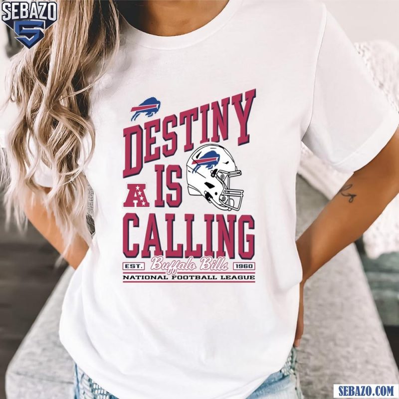 Destiny Is Calling Buffalo Bills Vintage Football Logo Helmet Shirt t-shirt