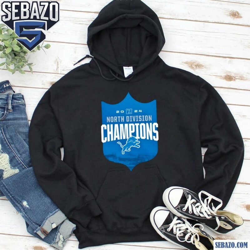 Detroit Lions Back To Back 2024 North Division Champions Shirt hoodie