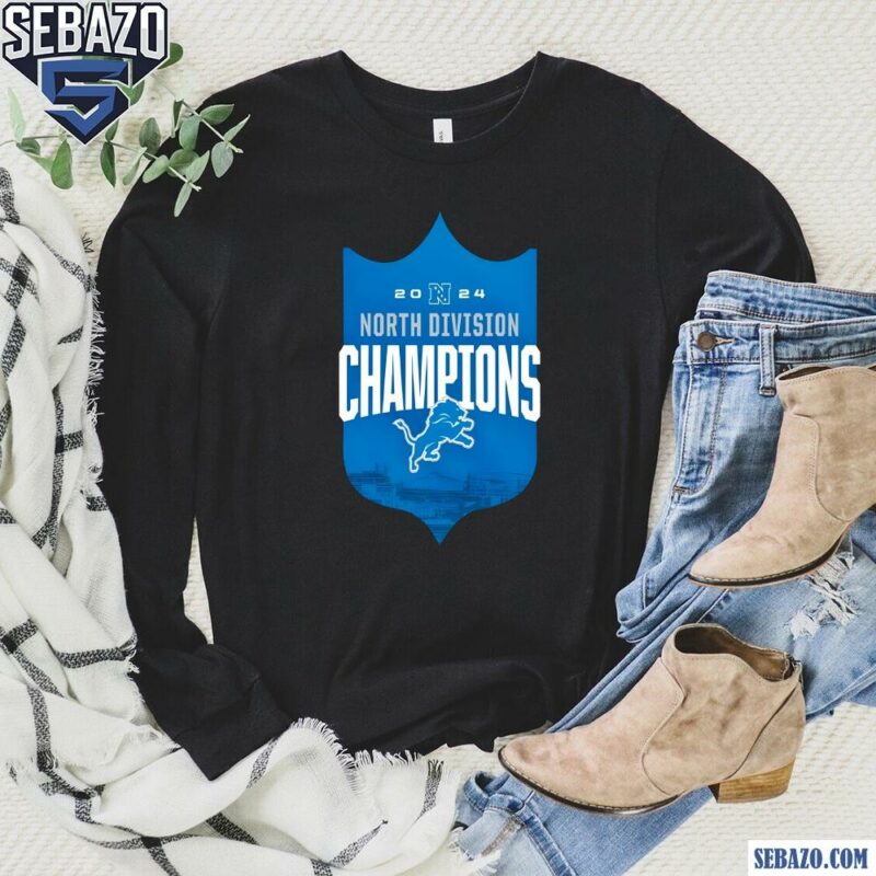 Detroit Lions Back To Back 2024 North Division Champions Shirt long sleeved