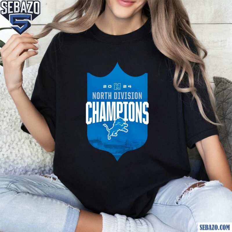 Detroit Lions Back To Back 2024 North Division Champions Shirt t-shirt