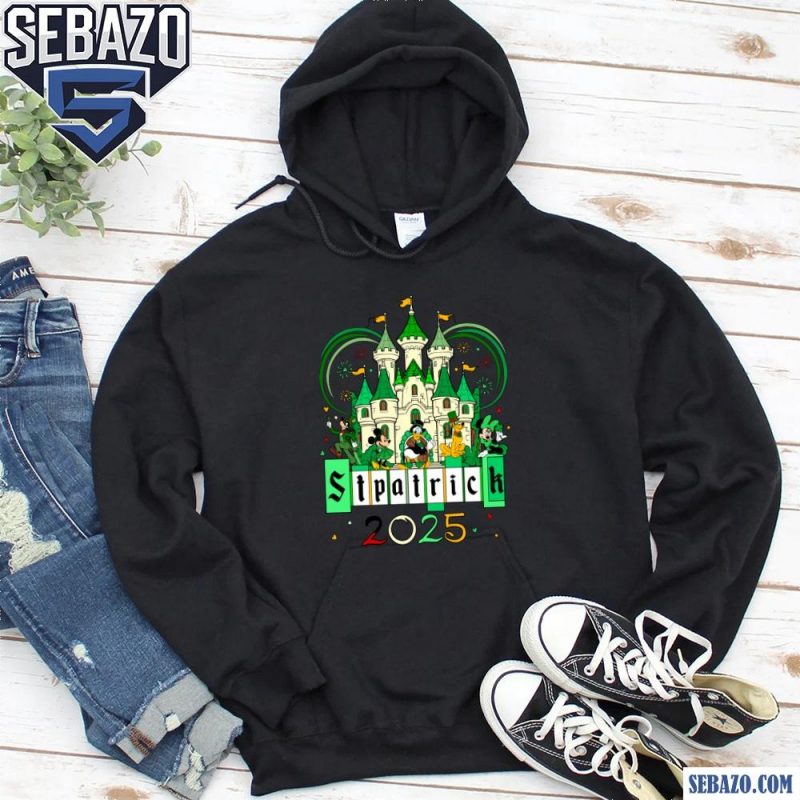 Disney Castle St Patricks Day 2025 Shirt hoodie