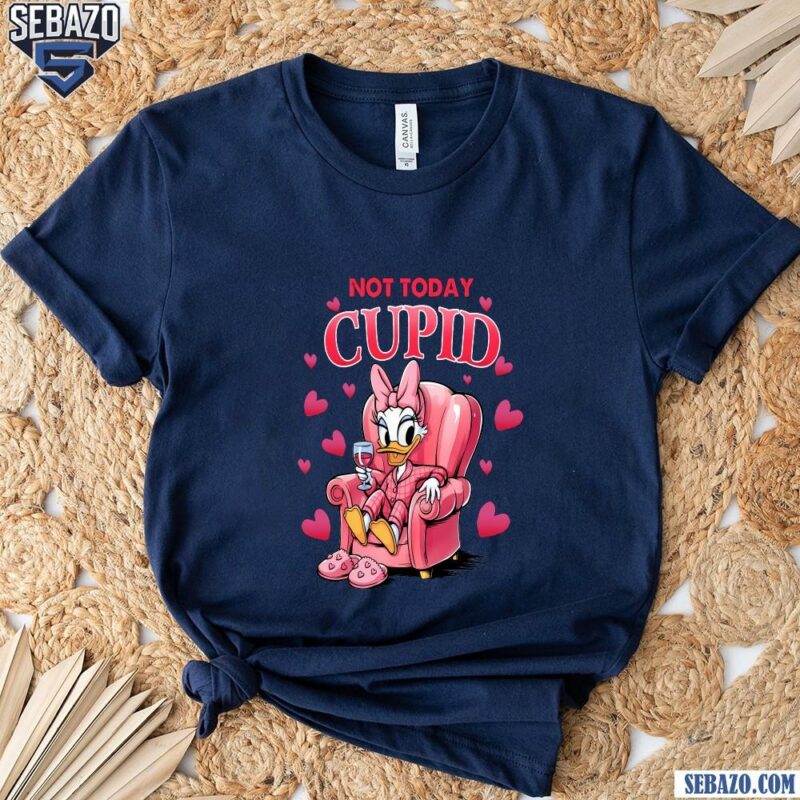 Disney Valentines Daisy Duck Not Today Cupid Shirt t-shirt