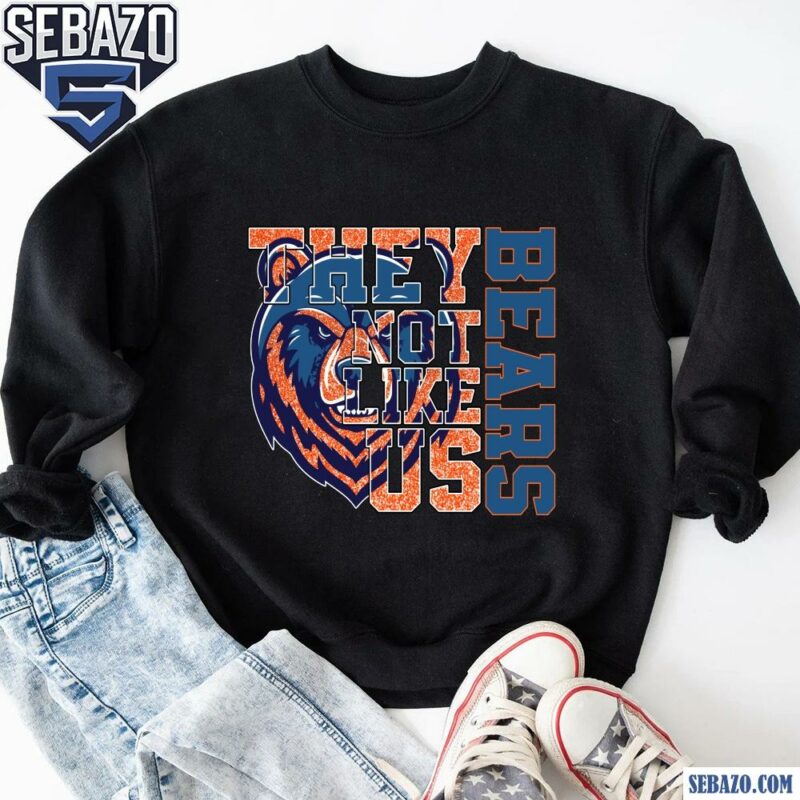 Glitter Chicago Bears They Not Like Us Shirt sweatshirt