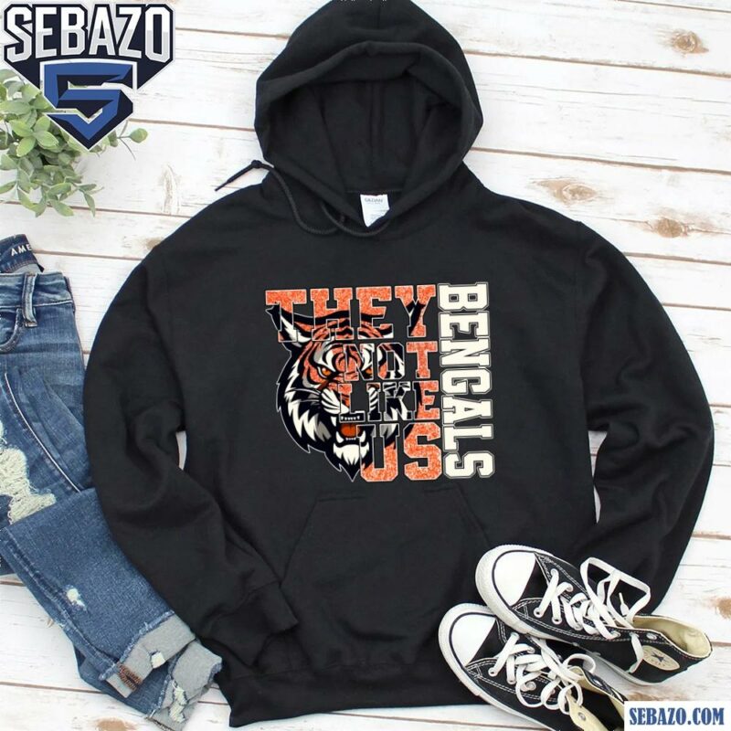 Glitter Cincinnati Bengals They Not Like Us Shirt hoodie