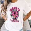 Glitter Nanas Valentine Checkered Candy Heart Shirt t-shirt