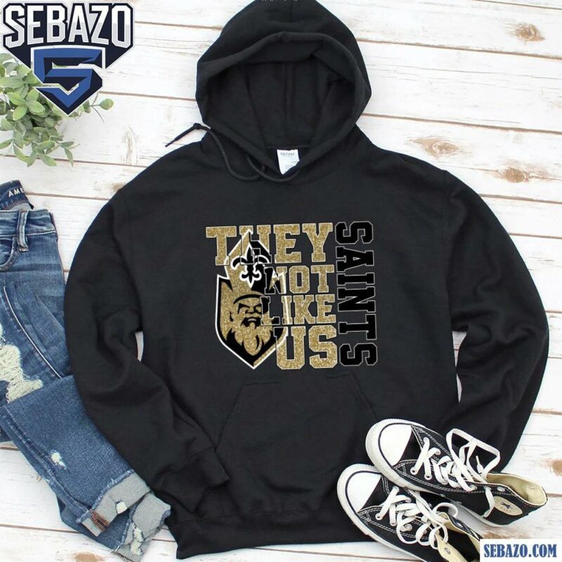 Glitter New Orleans Saints They Not Like Us Shirt hoodie