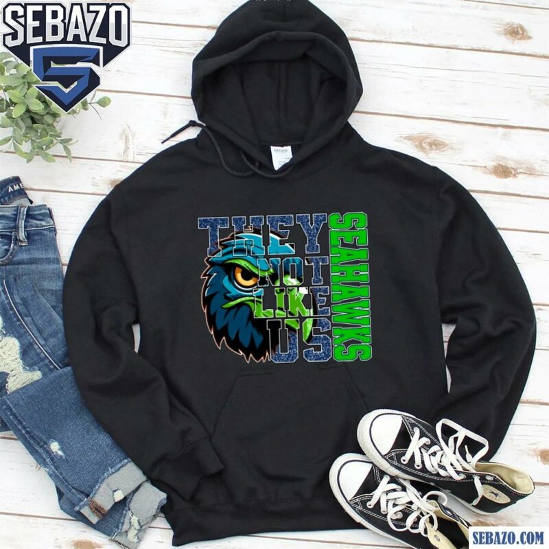 Glitter Seattle Seahawks They Not Like Us Shirt hoodie