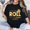 Gold Detroit Lions 2024 Ready To Roll Nfc North Champions Shirt t-shirt