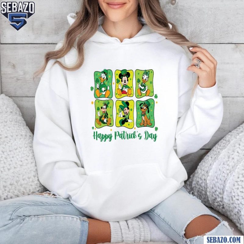 Happy St Patricks Day Disney Collage Shirt hoodie