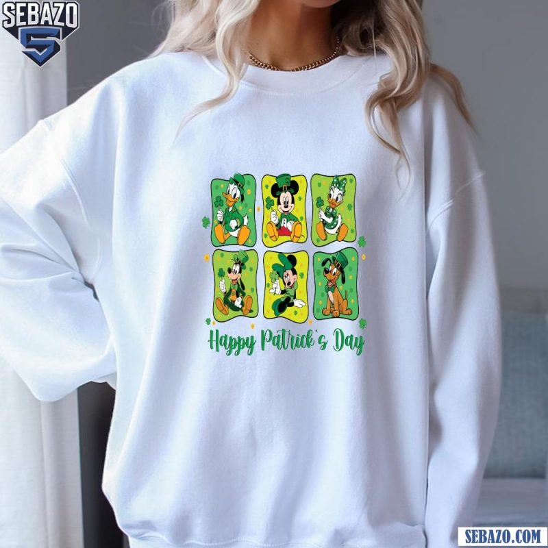 Happy St Patricks Day Disney Collage Shirt sweatshirt