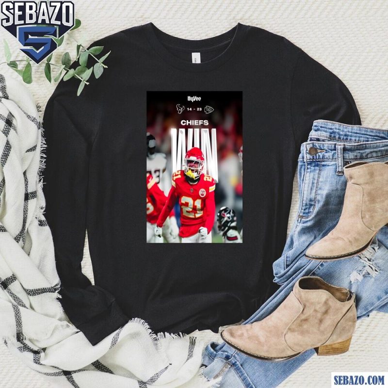 Jaden Hicks Kansas City Chiefs Win Houston Texans Poster Shirt long sleeved