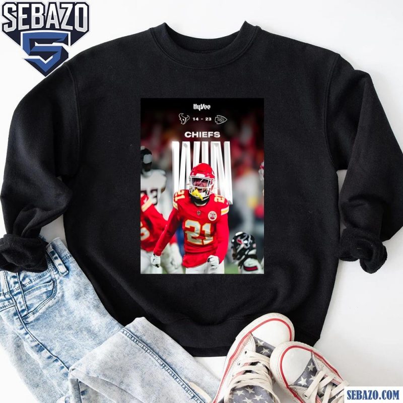 Jaden Hicks Kansas City Chiefs Win Houston Texans Poster Shirt sweatshirt