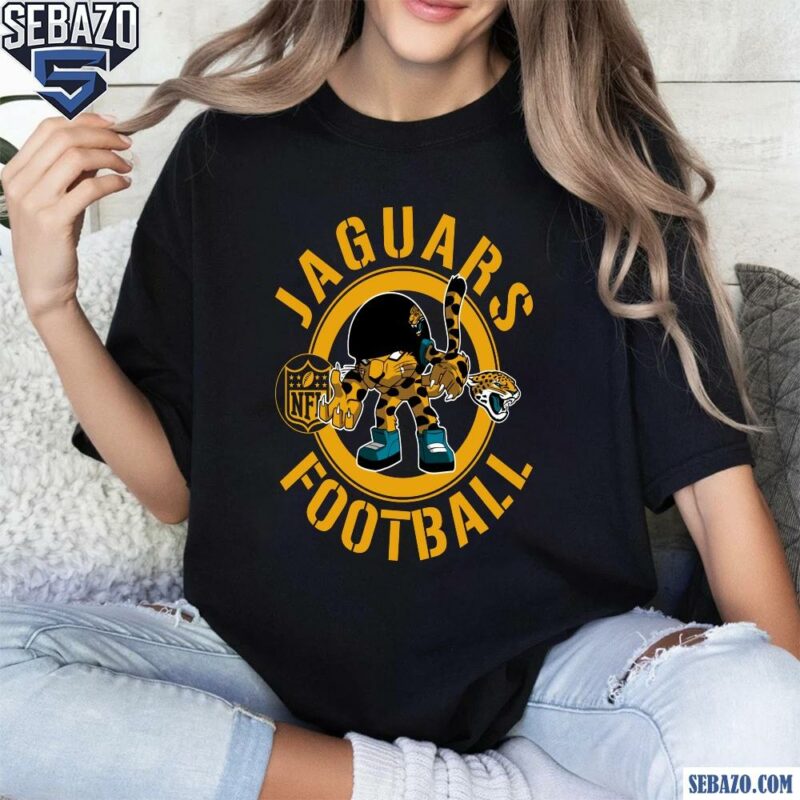 Jaguars Football Nfl Rush Zone Cartoon Character Shirt t-shirt