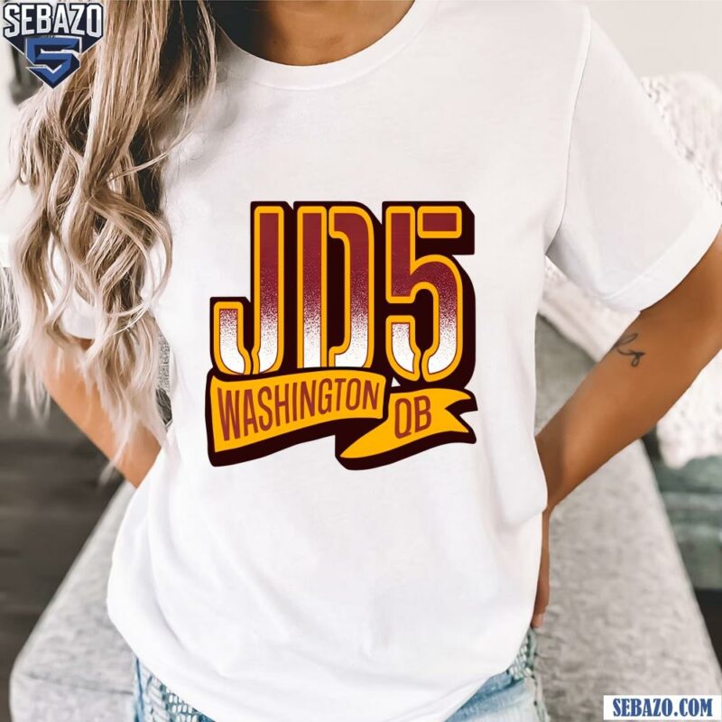 Jd5 Jayden Daniels Washington Commanders Quarterback Shirt t-shirt