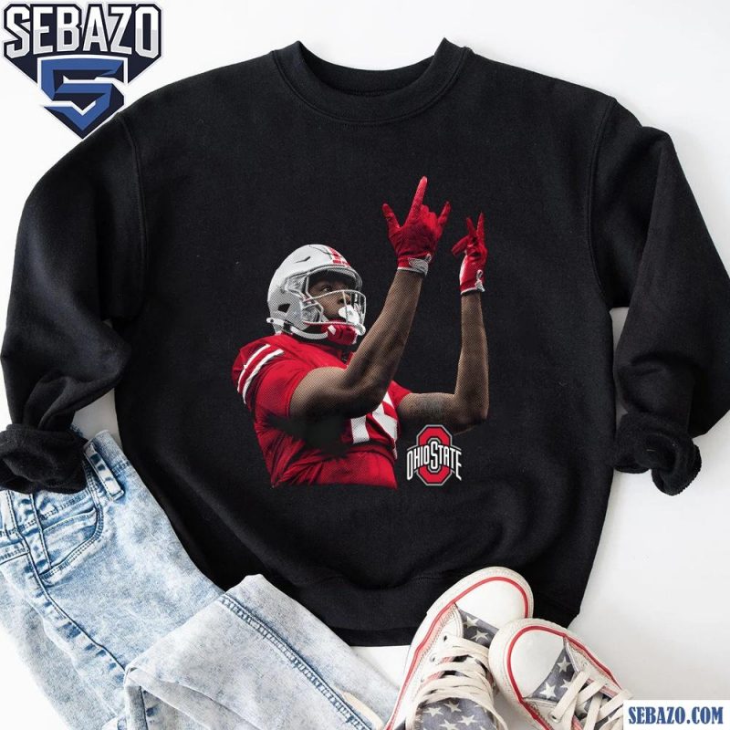 Jelani Thurman 15 Portrait Ohio State Buckeyes Shirt sweatshirt