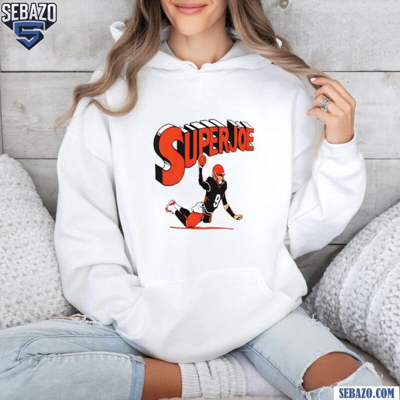 Joe Burrow Cincinnati Bengals Superjoe Throw Shirt hoodie