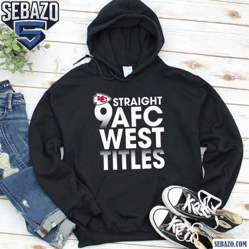 Kansas City Chiefs 4 Straight Afc West Titles Our Time Is Now Shirt hoodie