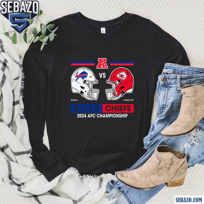 Kansas City Chiefs VS Buffalo Bills 2024 AFC Championship Shirt long sleeved