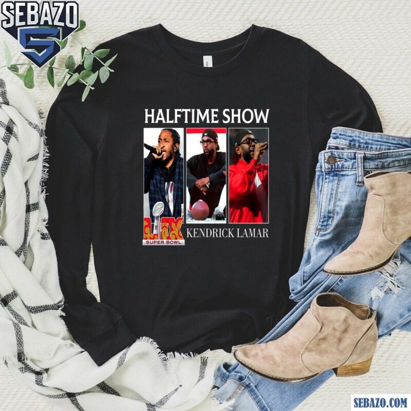 Kendrick Lamar Rapper Halftime Show Super Bowl Lix 2025 Shirt long sleeved