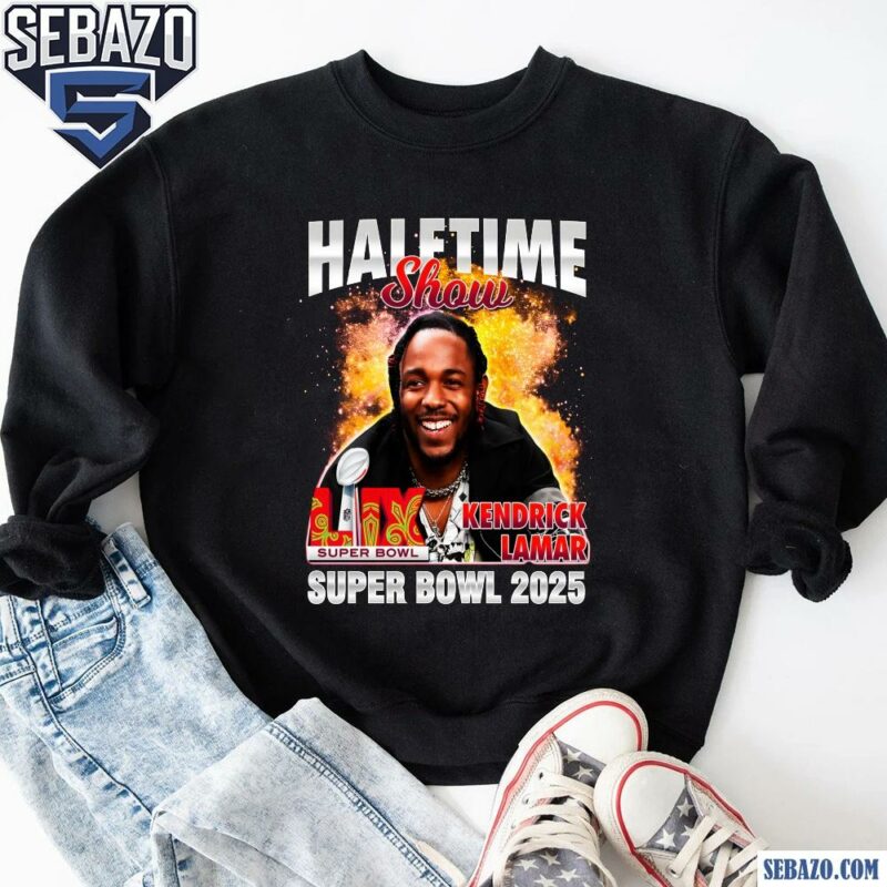 Kendrick Lamar Super Bowl Lix Halftime Show 2025 Football Shirt sweatshirt