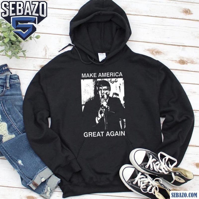 Make America Great Again Trump Gun In Mouth Shirt hoodie