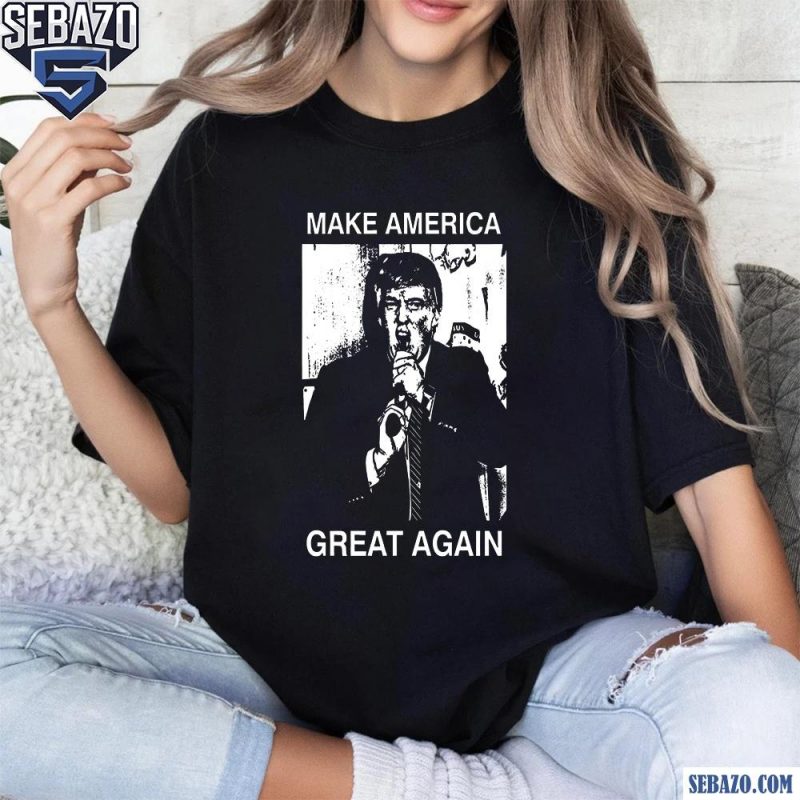 Make America Great Again Trump Gun In Mouth Shirt t-shirt