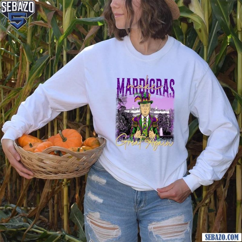 Make Mardi Gras Great Again Donald Trump Shirt long sleeved