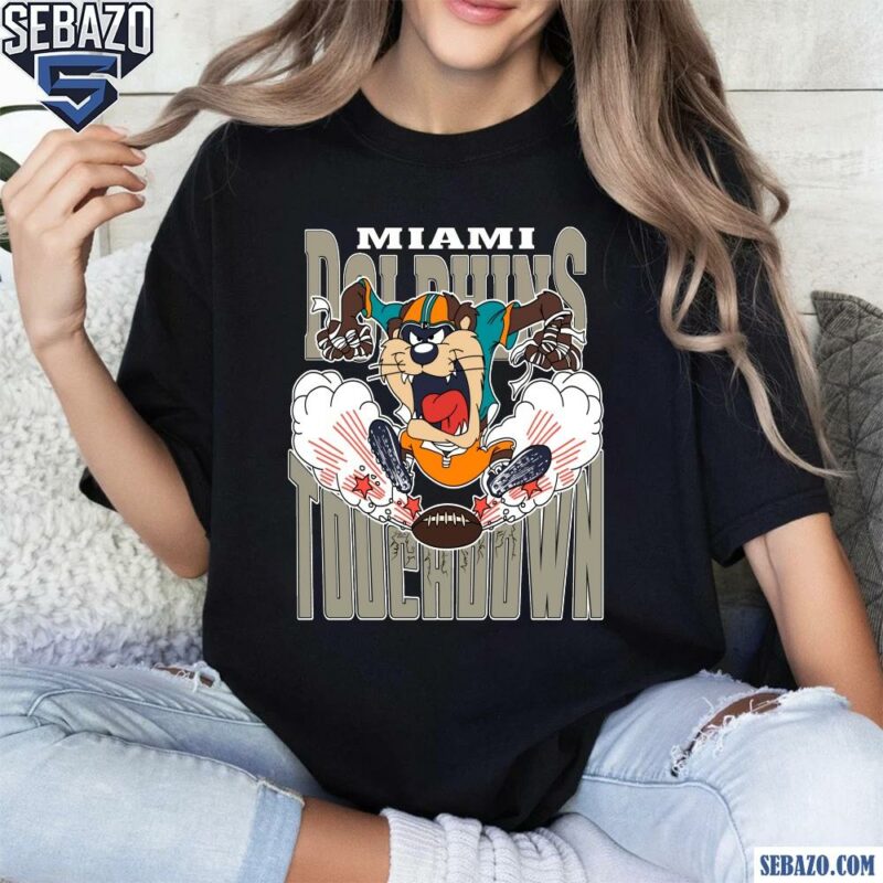 Miami Dolphins Tuchdown Nfl Tasmanian Devil Shirt t-shirt